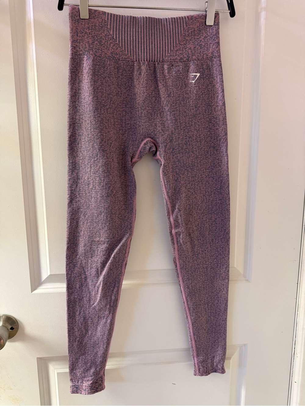 Gymshark Pink Heather Seamless High-Waist Leggings